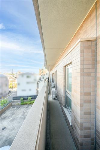 北側バルコニー