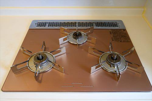 三口コンロ
