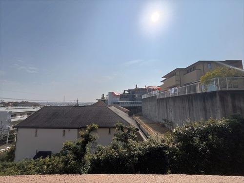 南東側バルコニーからの眺望