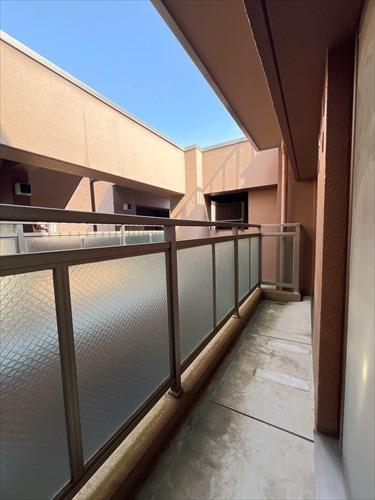 北側バルコニー