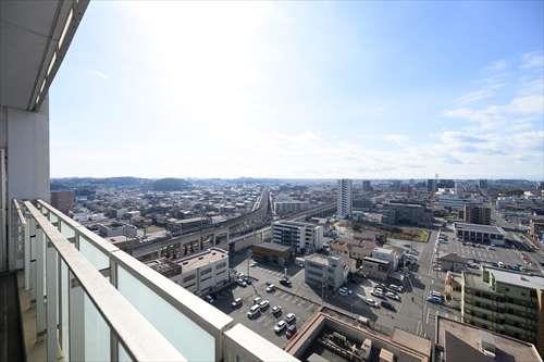 南側バルコニーからの眺望