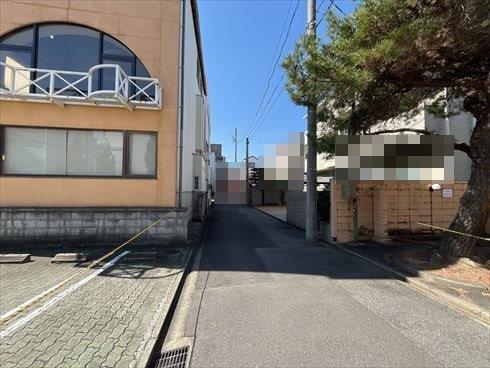 前面道路①（2026年2月撮影）