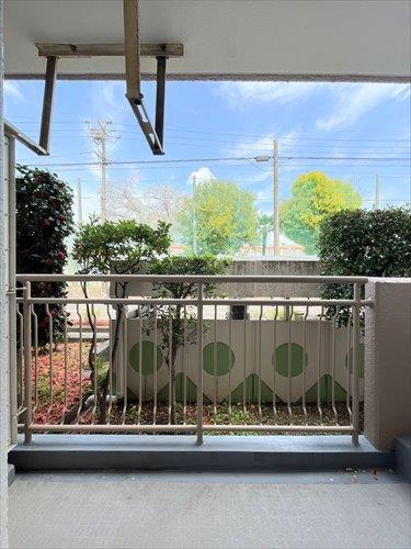 北側バルコニー