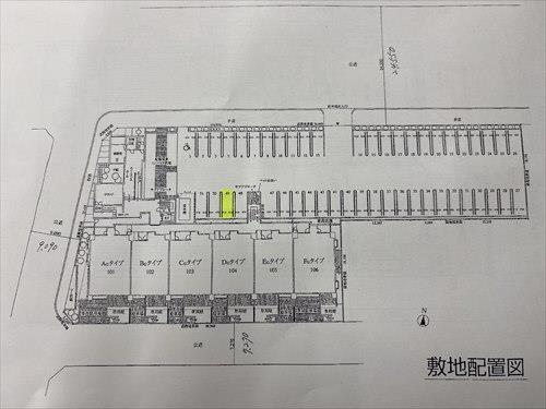 敷地内駐車場配置図