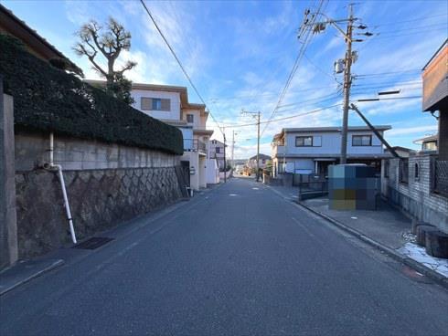 前面道路(2026年3月撮影) 前面道路(2026年3月撮影)