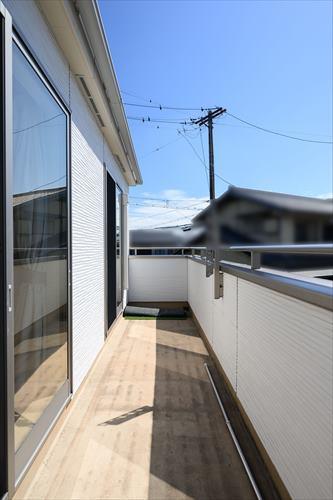 ２階南側バルコニーからの眺望