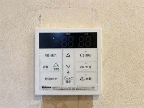 給湯器操作パネル