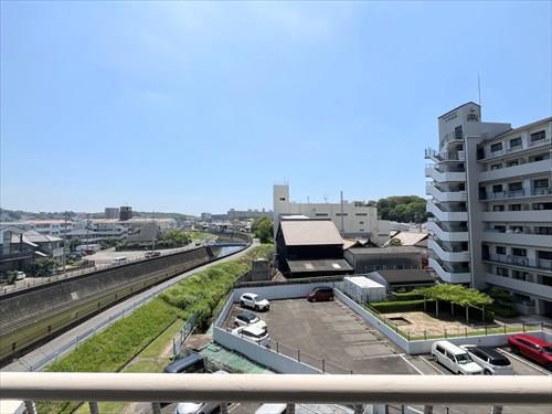 南東側バルコニーからの眺望