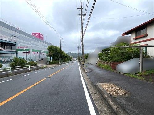 前面道路(2026年9月撮影) 前面道路(2026年9月撮影)
