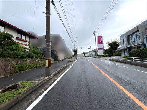 前面道路(2026年9月撮影) 前面道路(2026年9月撮影)