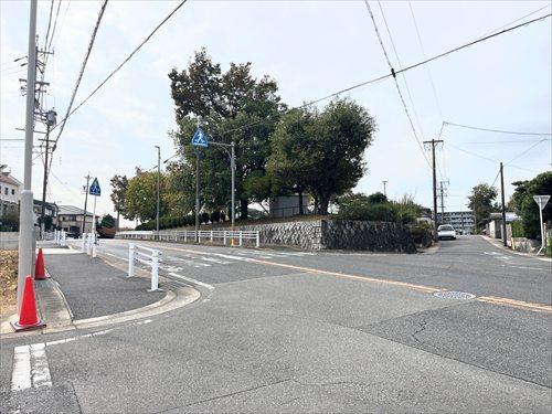 北側交差点付近(2026年10月撮影)
