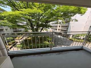 西側バルコニー