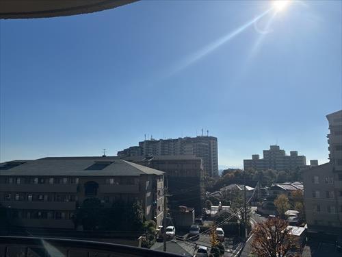 南向きバルコニーからの眺望