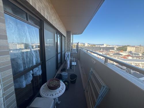 南東向きバルコニー