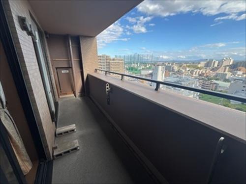 南東向きバルコニー