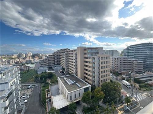 南東向きバルコニーからの眺望