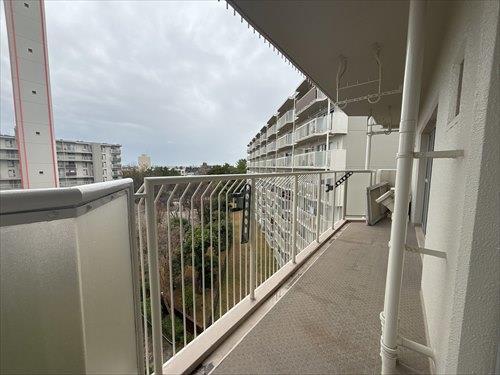 南西向きバルコニー