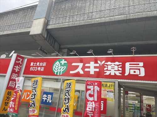 スギ薬局富士見台店500ｍ