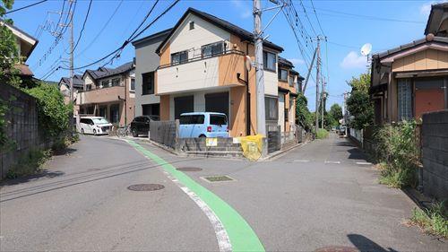 前面道路（物件：右手）