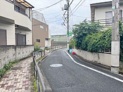 南西側道路（物件：右手）