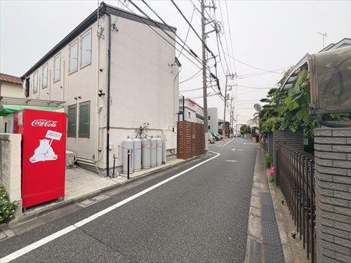 北側道路を含む現地