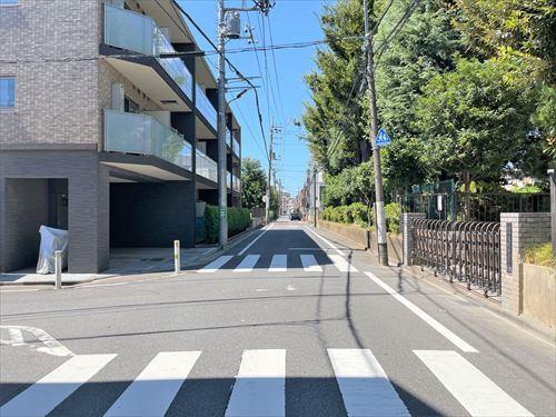 北西側道路（物件：左手）