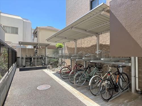 駐輪場（2025年9月撮影時）
