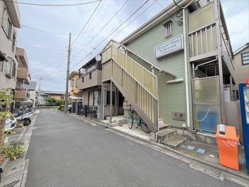 前面道路を含む現地（右手）