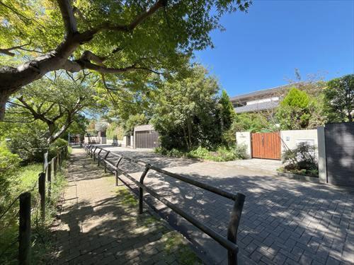 前面道路を含む現地（右手）