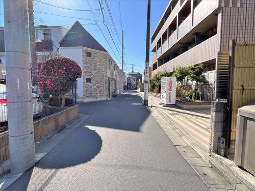 前面道路（物件：右手）