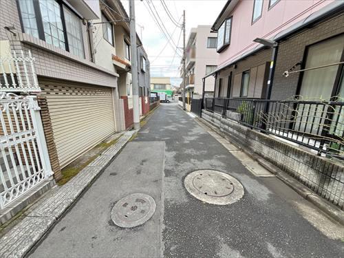 前面道路（物件：背面）