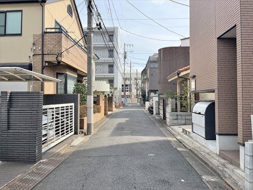 前面道路（物件：右手）