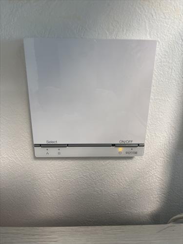 床暖房スイッチ（2026年5月撮影）