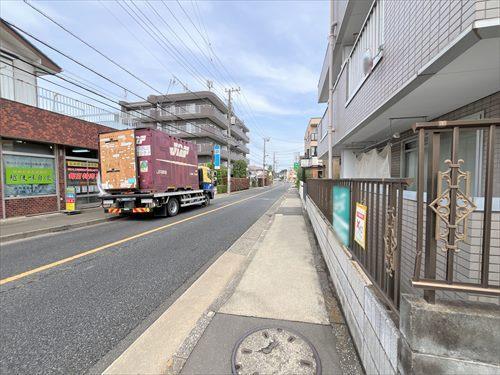 前面道路（物件：右手）