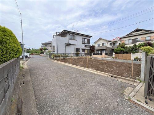 区有通路を含む現地（右手）