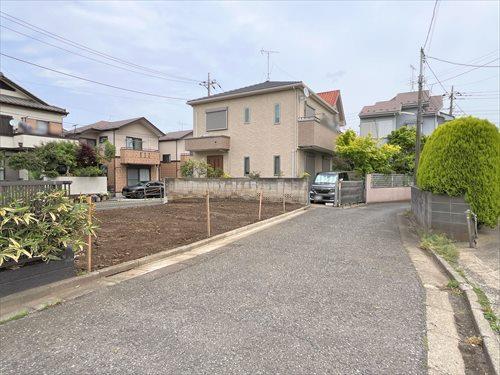 区有通路を含む現地（左手）