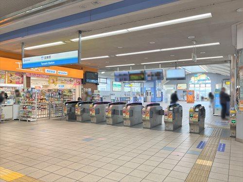 西武新宿線　田無駅  1890m