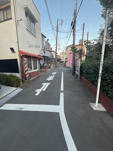 前面道路（2026年10月撮影）