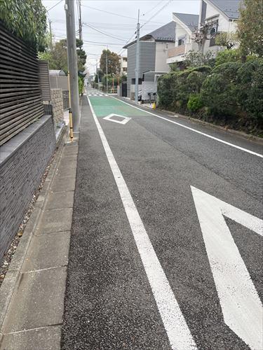 前面道路