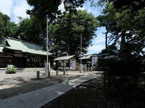 下高井戸八幡神社 50m