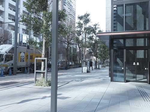 前面道路（2026年1月 撮影）