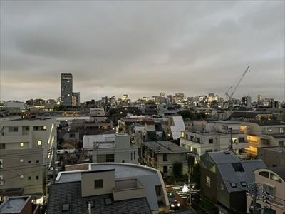 南側バルコニーからの眺望(夜)