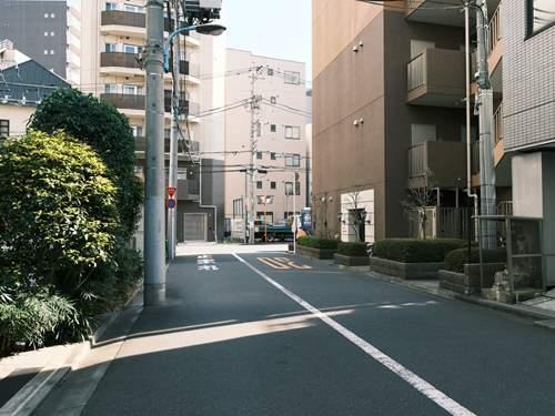 前面道路（撮影 2026.04）
