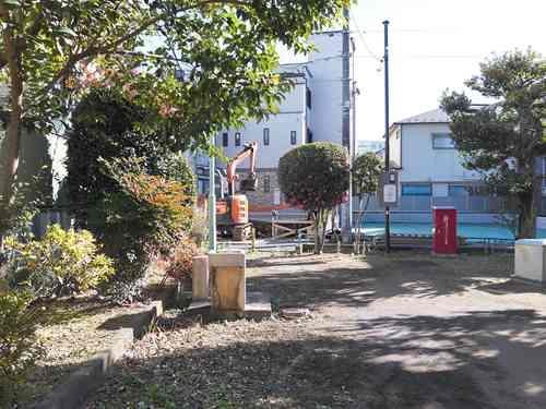 現地 ※防災広場奥より