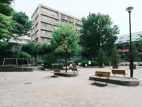 牛込弁天公園 500m