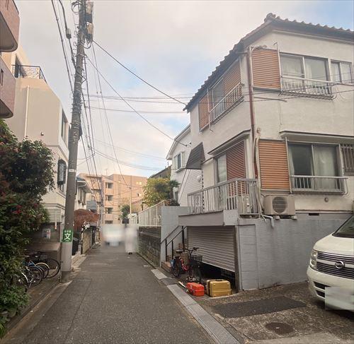 前面道路　2025年12月撮影