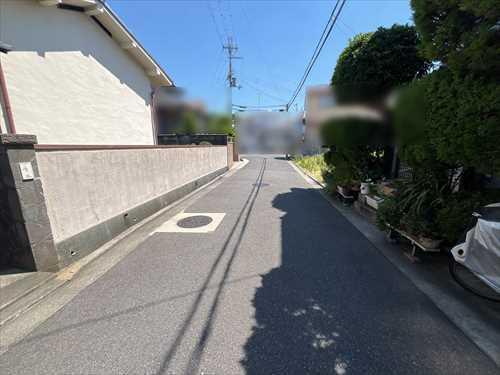 前面道路（2026年6月撮影）
