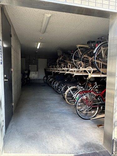 駐輪場（2026年2月撮影）