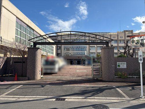 堺市立浜寺南中学校（630m）