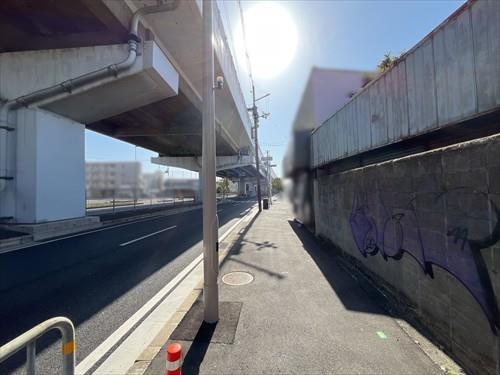 南東側前面道路(2026年3月撮影)